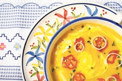 Simples e bom, o creme é reconfortante e bonito